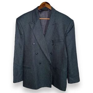 80s Paul Rodon Teal Silk Blend Made in USA Sportcoat 42R